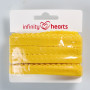 Infinity Hearts Folding Elastic Lace 22/11mm 645 Yellow - 5m