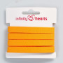 Infinity Hearts Herringbone Tape Bomuld 10mm 55 Light Orange - 5m