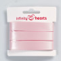 Infinity Hearts Satin Ribbon Double Faced 15mm 117 Light Pink - 5m