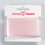 Infinity Hearts Satin Ribbon Double Faced 38mm 117 Light Pink - 5m