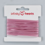 Infinity Hearts Satin Ribbon Double Faced 3mm 158 Old Rose - 5m