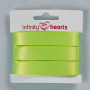 Infinity Hearts Satin Ribbon Double Faced 15mm 544 Lime - 5m