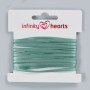 Infinity Hearts Satin Ribbon Double Faced 3mm 577 Old Green - 5m