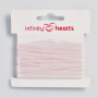 Infinity Hearts Satin Ribbon Double Faced 3mm 117 Light Pink - 5m