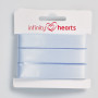 Infinity Hearts Satin Ribbon Double Faced 15mm 307 Light Blue - 5m