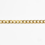 Infinity Hearts Chain Aluminum Gold 13x11mm 50cm - 1 pcs