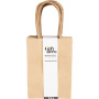 Paper Bag, brown, H: 17 cm, W: 12x7 cm, 125 g, 10 pc/ 1 pack