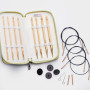 KnitPro Bamboo Tunisian Crochet Hook Set 50-70-90 cm 3,5-8 mm 8 sizes