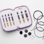 KnitPro J'Adore Cubics Special Interchangeable Circular Knitting Needle Set 40 - 50 cm 4-8 mm 7 sizes