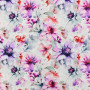 Linen/Viscose Jersey Fabric 1413 Flowers - 50cm