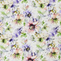 Linen/Viscose Jersey Fabric 1622 Flowers - 50cm