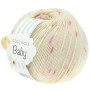 Lana Grossa Cool Wool baby Yarn Print 353 Off-white/Lilac/Ping/Berry