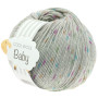 Lana Grossa Cool Wool baby Yarn Print 358 Light-grey/Orange/Turquoise/Green/Cyklamen