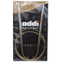 Addi Turbo Circular Knitting Needles Brass 80cm 6.00mm / 31.5in US10