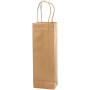 Paper Bag, brown, H: 36 cm, W: 13x8 cm, 125 g, 10 pc/ 10 pack