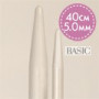 Drops Basic Fixed Circular Knitting Needles Aluminium 40cm 5.00mm / 15.7in US8