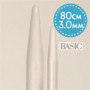 Drops Basic Fixed Circular Knitting Needles Aluminium 80cm 3.00mm / 31.5in US2½