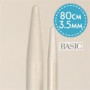 Drops Basic Fixed Circular Knitting Needles Aluminium 80cm 3.50mm / 31.5in US4
