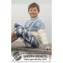 Water Stripes by DROPS Design - Knitted Jumper with Raglan Pattern size 3 - 14 years