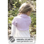 Leelanee by DROPS Design - Knitted Bolero with Lace Pattern size 3 - 12 years
