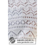 Ethereal Bliss by DROPS Design - Knitted Shawl with Lace Pattern 130x65 cm
