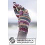 Autumn Stripes by DROPS Design - Knitted Basic Gloves Pattern size S - XL