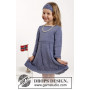 Wendy Darling by DROPS Design - Knitted Dress and Hair Band with Lace Pattern size 2 - 10 years