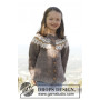 Silje jumper by DROPS Design - Knitted Jumper with Round Yoke Pattern size 3 - 12 years
