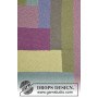 Colorblock by DROPS Design - Knitted Blanket in Garter Stitch with Stripes Pattern 130x88 cm