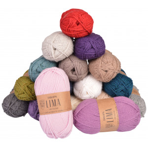 Drops Lima - White (1101) - Dk | Light Worsted Knitting Wool & Yarn