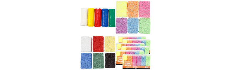 Modelling Clay, assorted colours, size 13x6x4 cm, 8x500 g/ 1 pack 