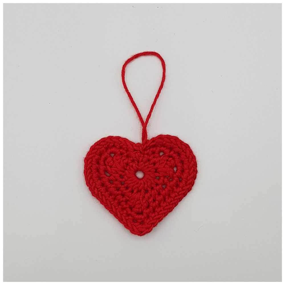 Red Heart Jolly Pickle Ornament Pattern