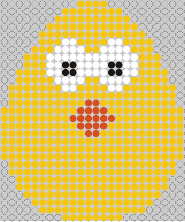 Easter Chick Fuse Bead Template Pattern {FREE Printable}