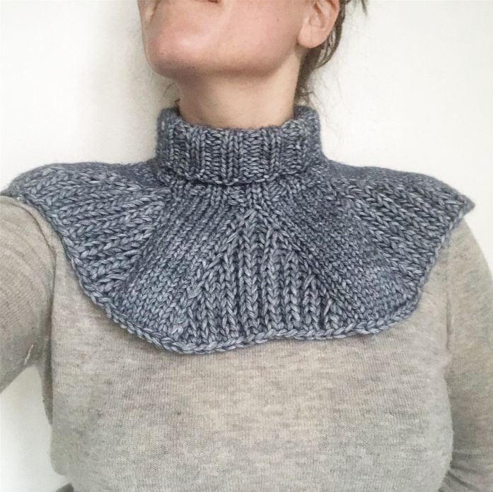 Free knitting pattern: Møllehjul Neck -